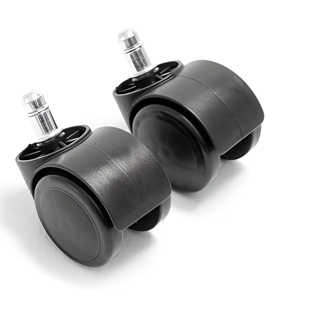 Beige Modish Swivel Curved Leather Low-Back Office Chair Image - 8