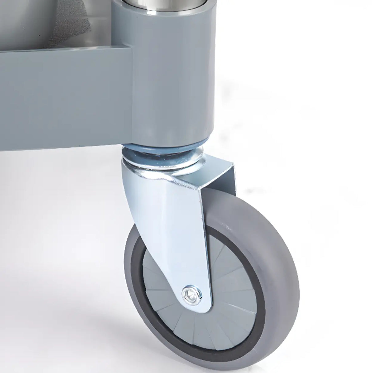 Black Accessory Utility Cart with 3-tier Shelves Image - 4