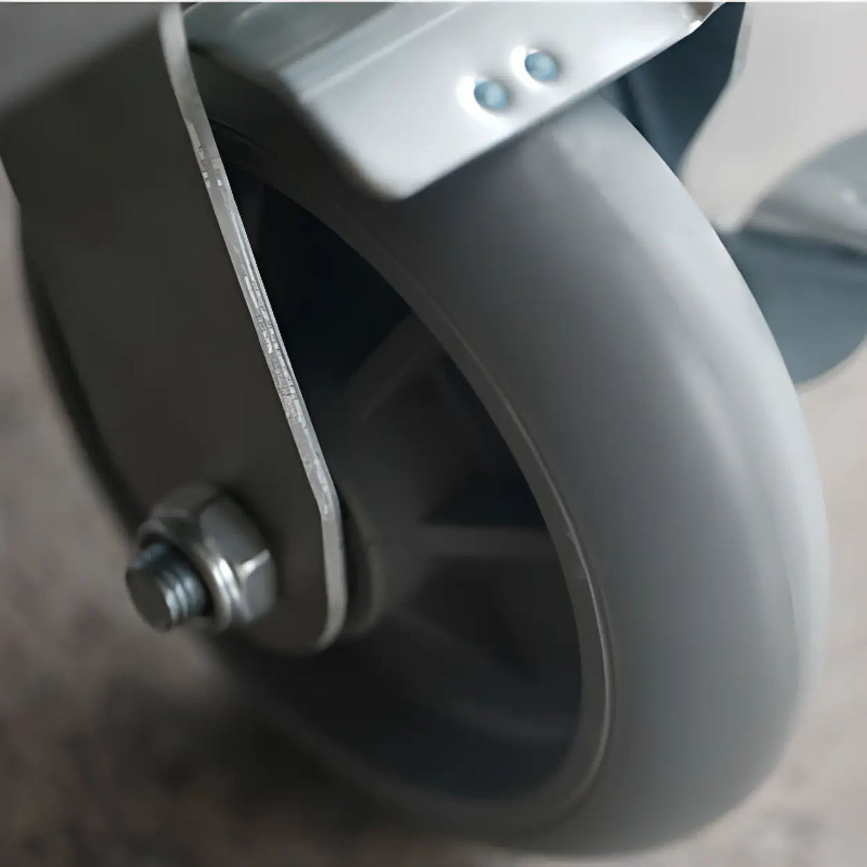 Black Adjustable Shelves Utility Cart with Lid and Bin Image - 7