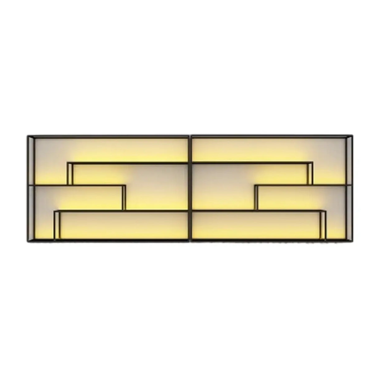 Black Industrial Metal Large Wall Wine Rack Organizer Image - 7