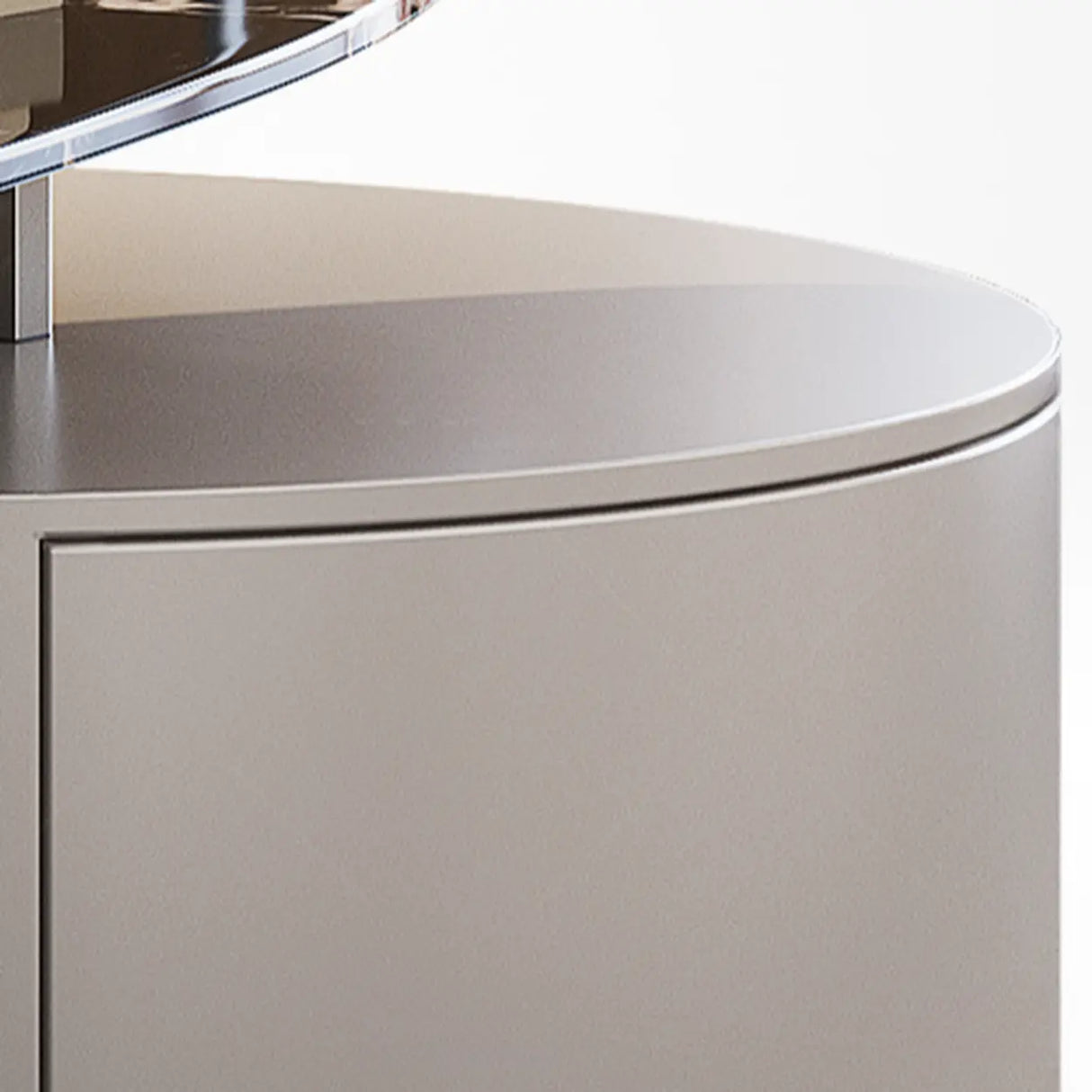 Black Marble Free Form Metal Base Storage Coffee Table Image - 4