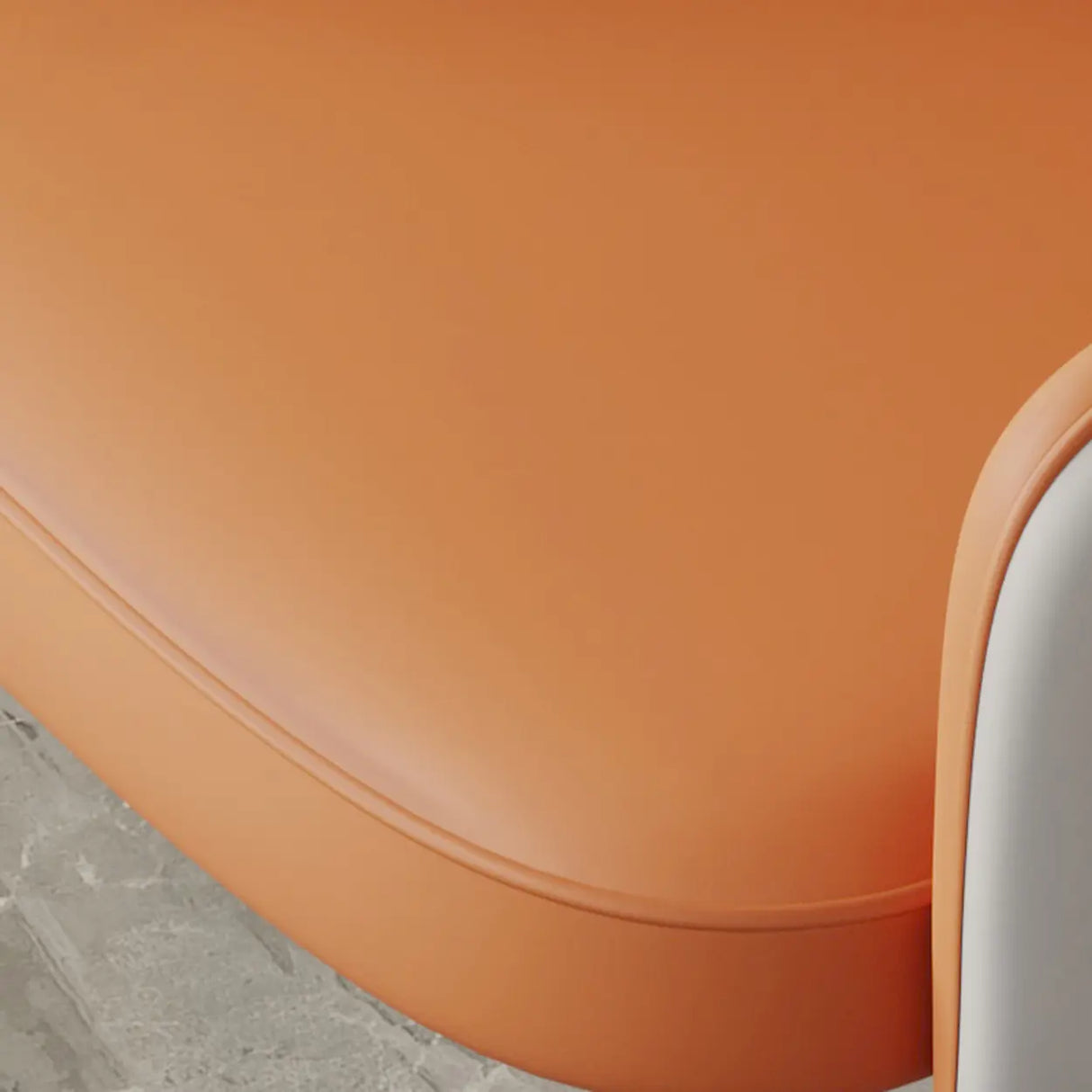 Black Metal Leg Curved Upholstered Arm Dining Chair Image - 3