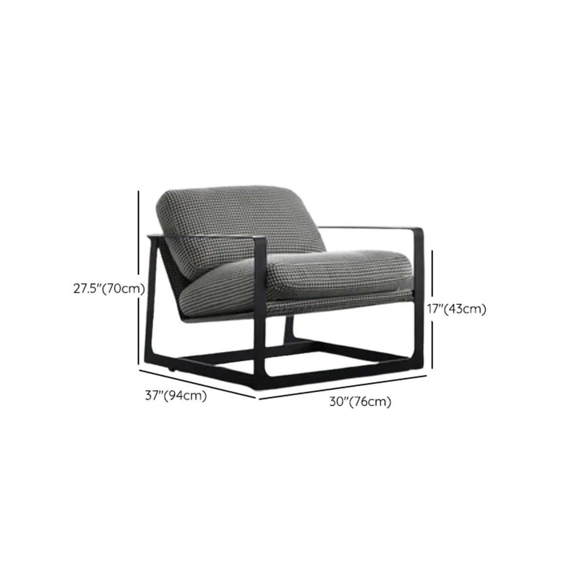 Black Microfiber Leather Reclining Lounge Chair Image - 15