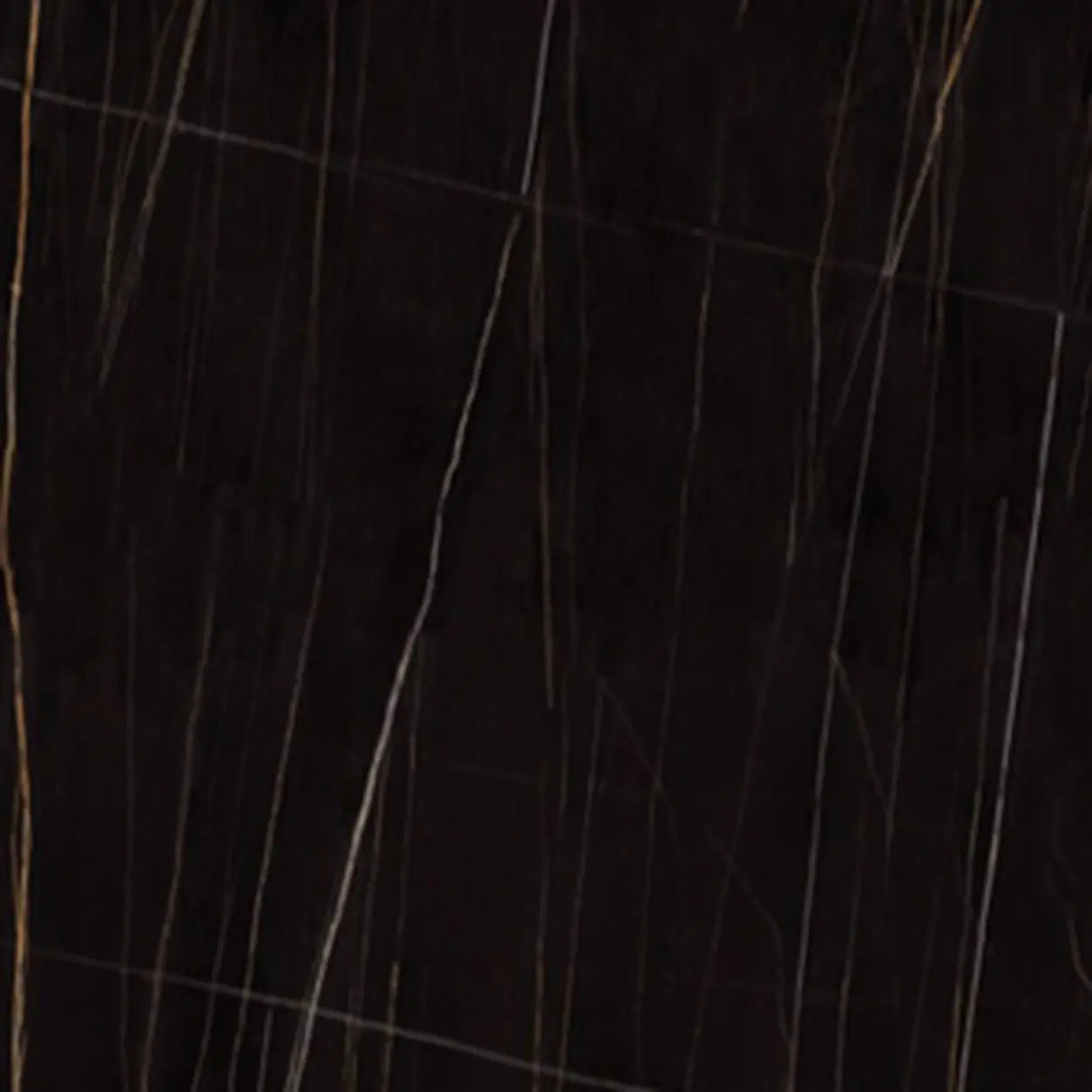 Black Oval Stone Coffee Table with Steel Cross Legs Image - 7