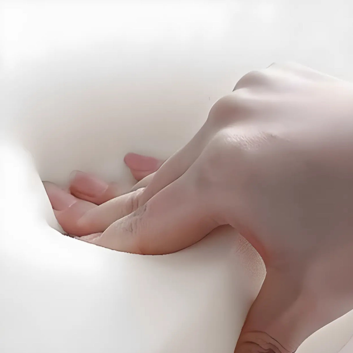 Black Scratch Resistant Upholstered Fixed Rocking Chair Image - 8