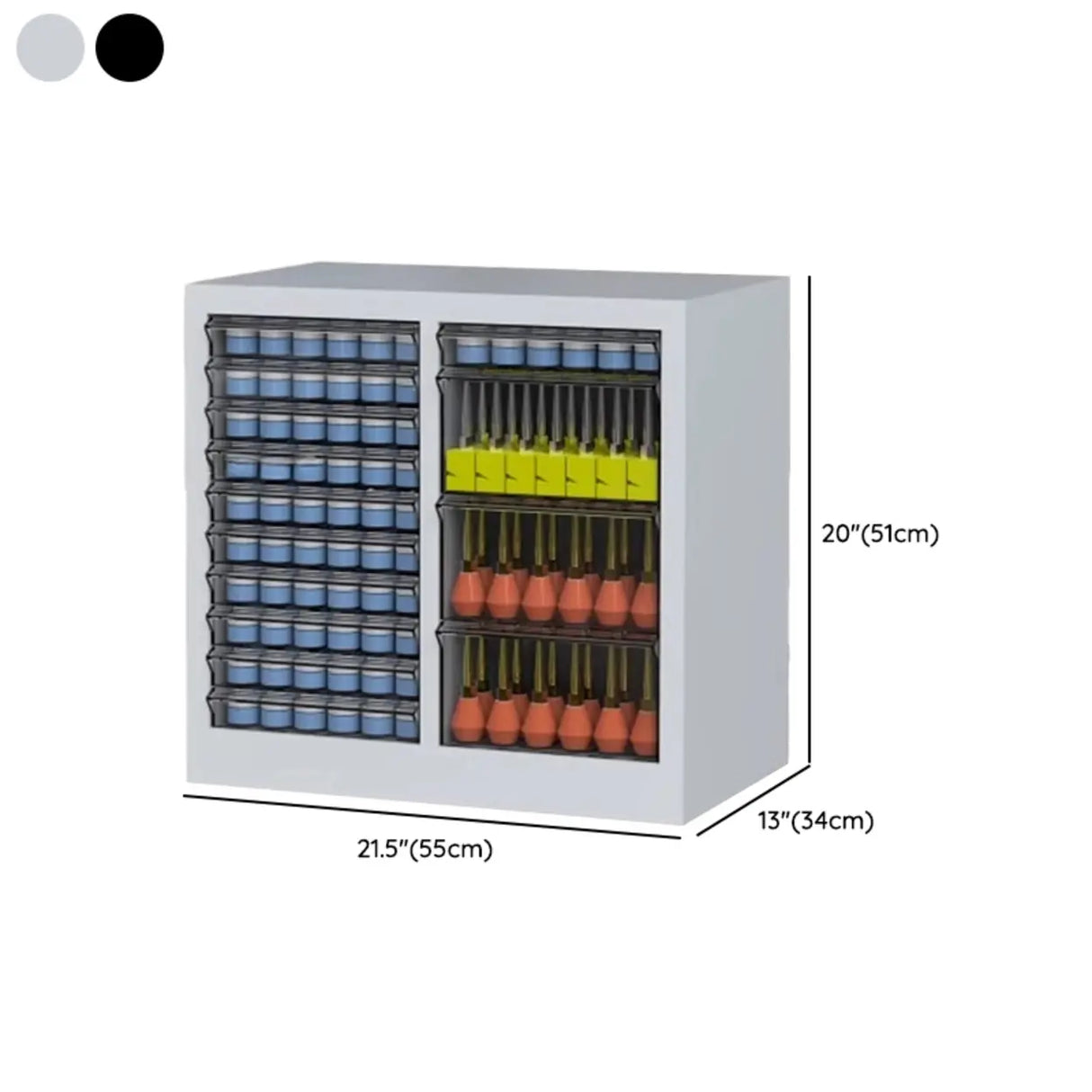 Black Steel Fire Resistant Storage Filing Cabinets