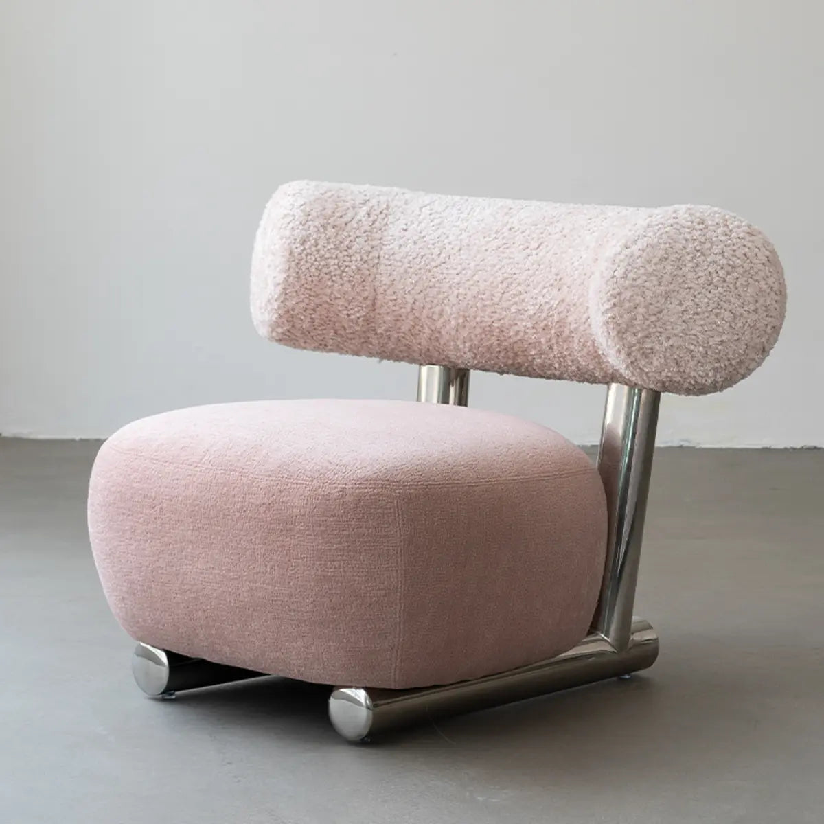 Black Tear Resistant Microfiber Leather Sled Side Chair Image - 2