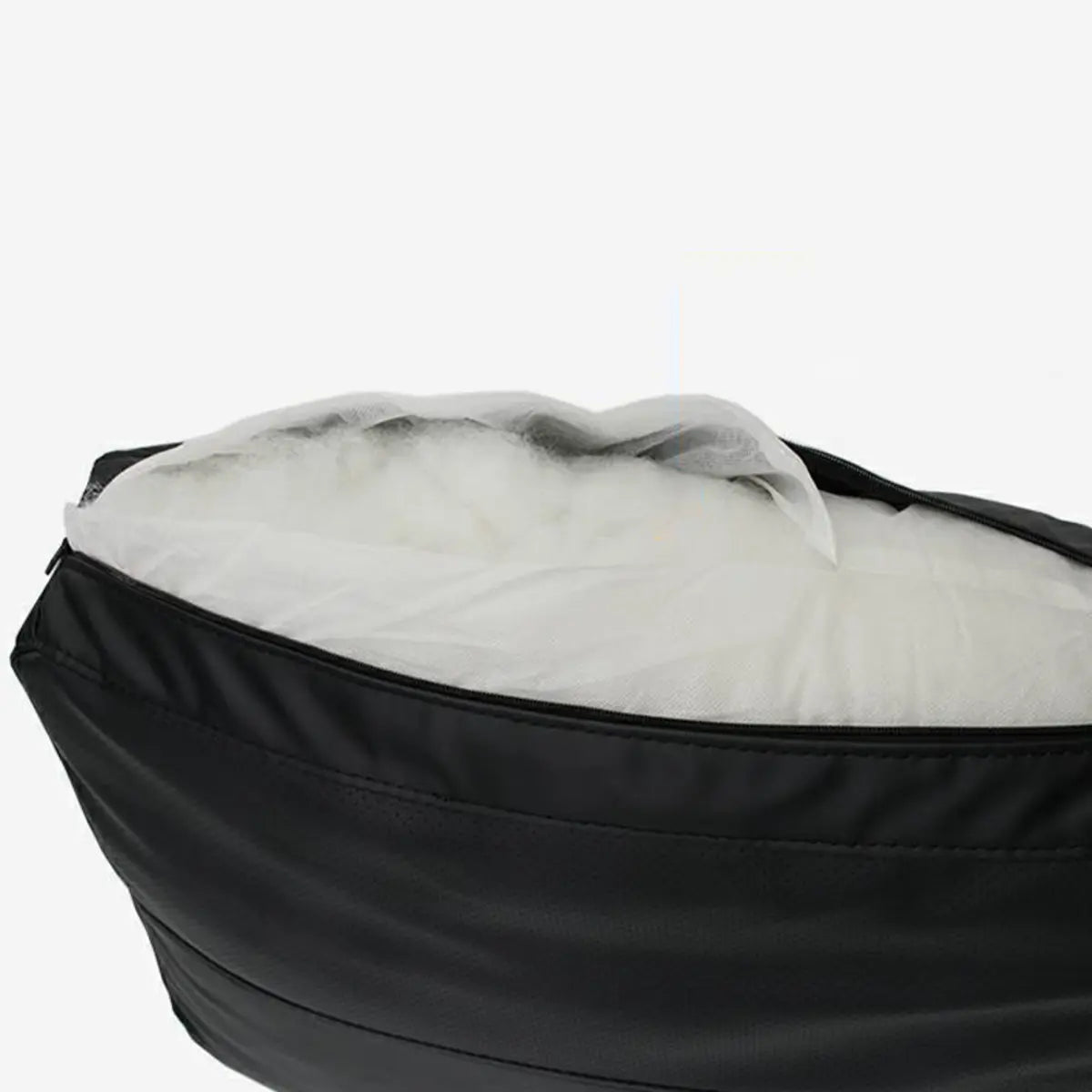 Black Waterproof Faux Leather Loveseat with Arms Image - 13