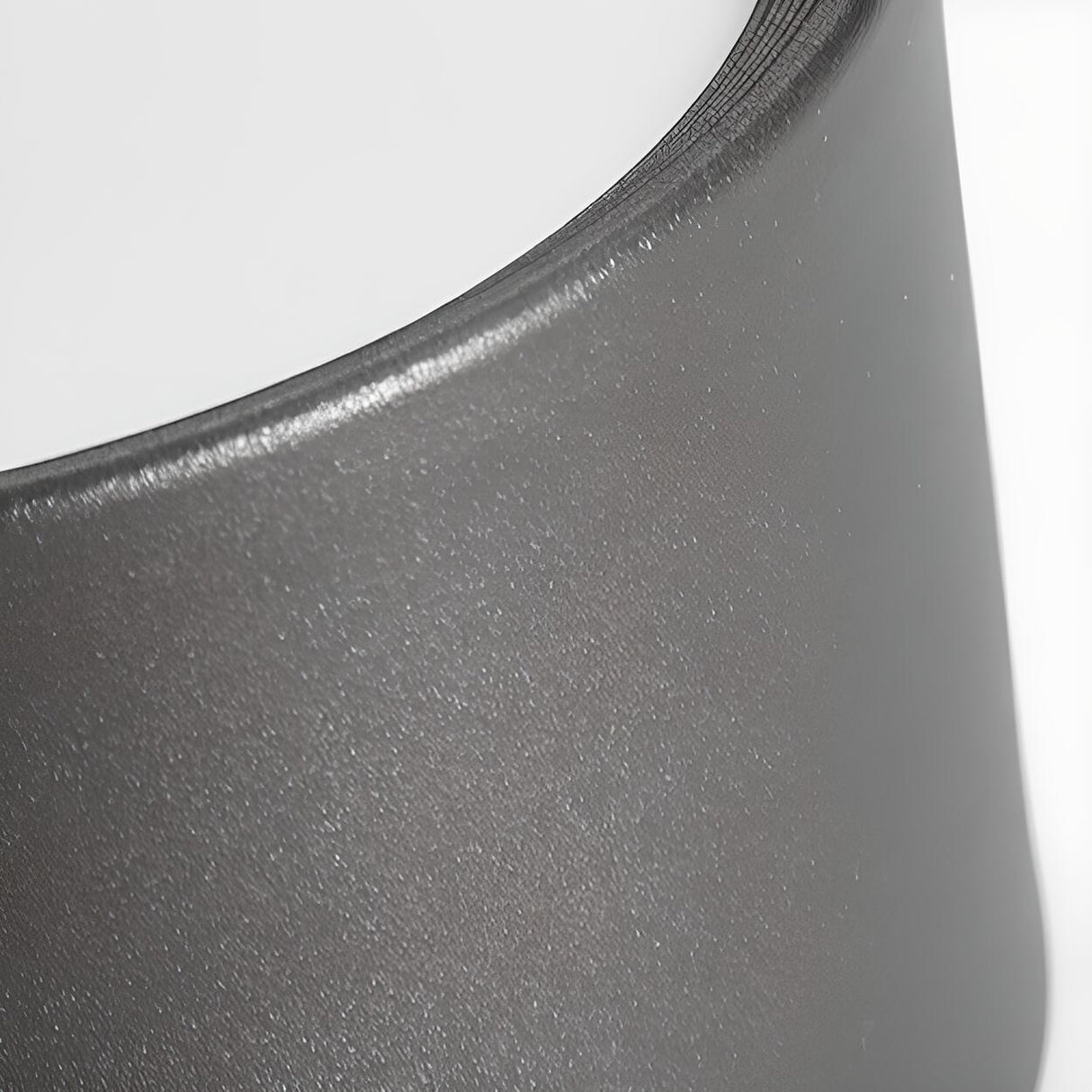 Black White LED Cylinder Flush Mount Ceiling Light Image - 13