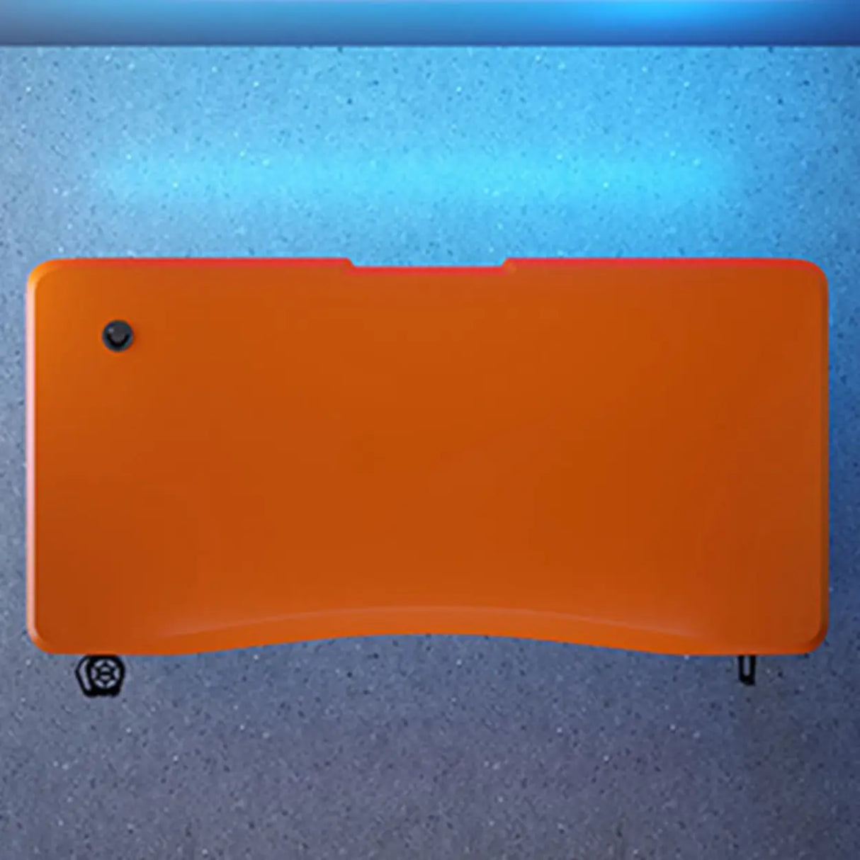 Black Wood Cable Management Sled Standard Gaming Desk Image - 20