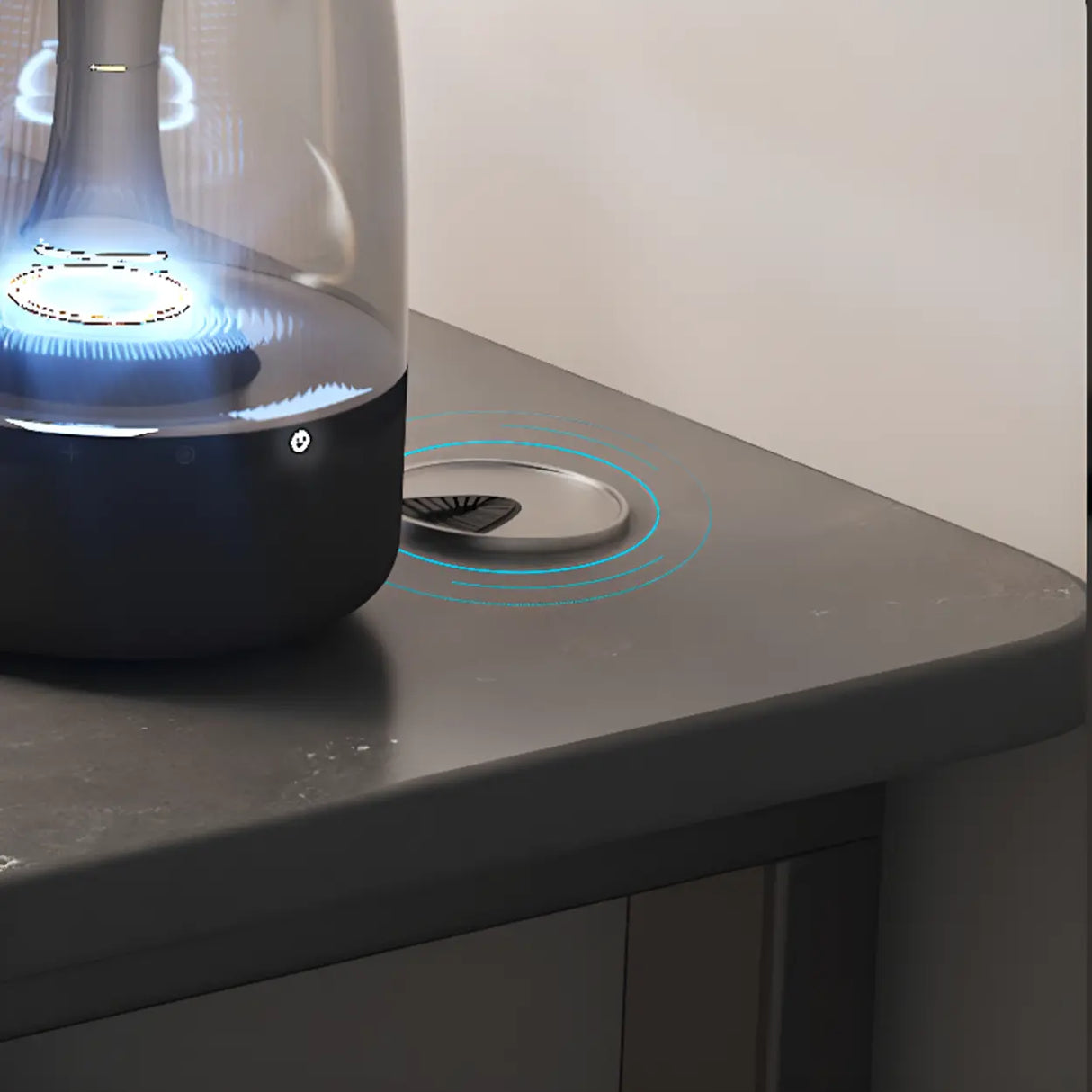 Black Wooden Rectangular Computer Desk with Shelves Image - 8