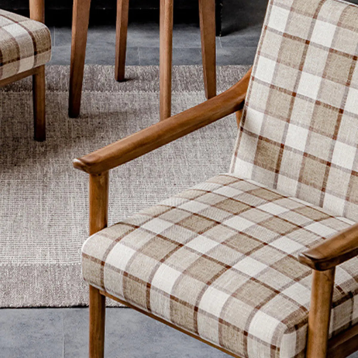 Blackish Green Stain Resistant Oiled Leather Arm Chair Image - 14