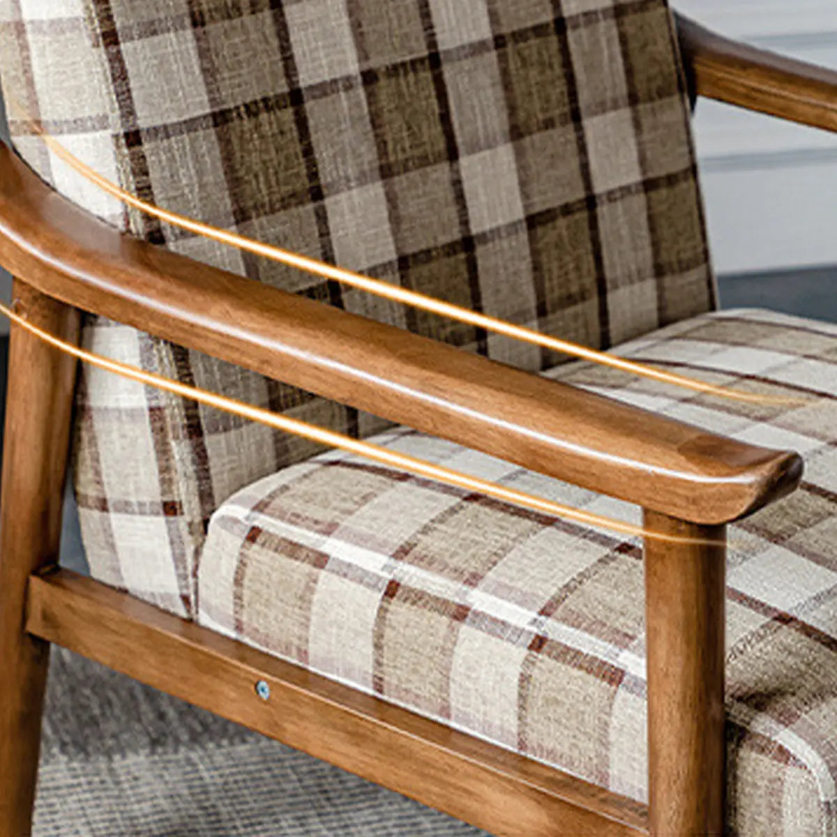 Blackish Green Stain Resistant Oiled Leather Arm Chair Image - 15