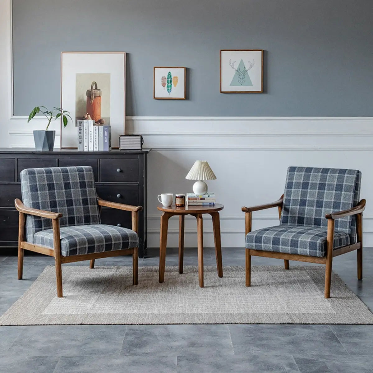 Blackish Green Stain Resistant Oiled Leather Arm Chair Image - 5