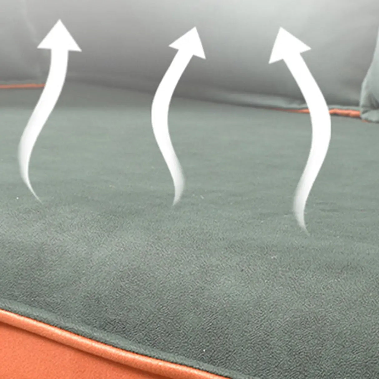 Blue-Beige Removable Cushion Square Arm Pillow Sofa Image - 10