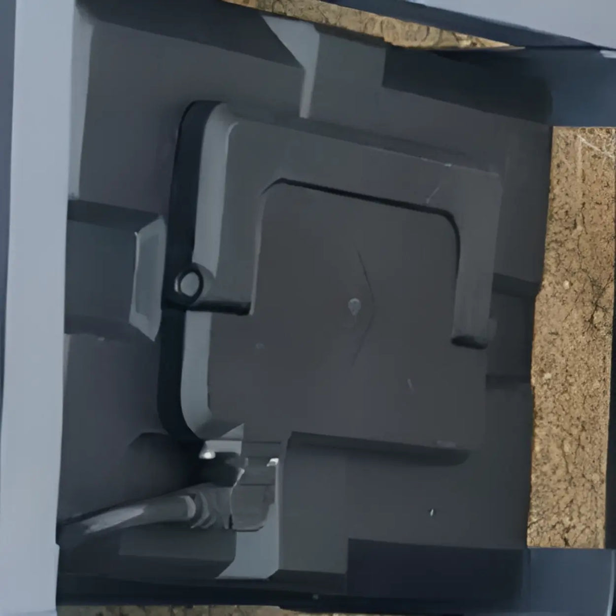 Blue Metal Flatbed Utility Cart with Four Casters Image - 4