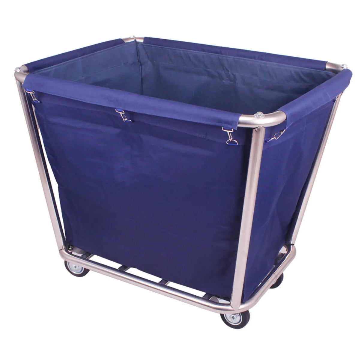 Blue Stainless Steel Large Storage Utility Carts Image - 5