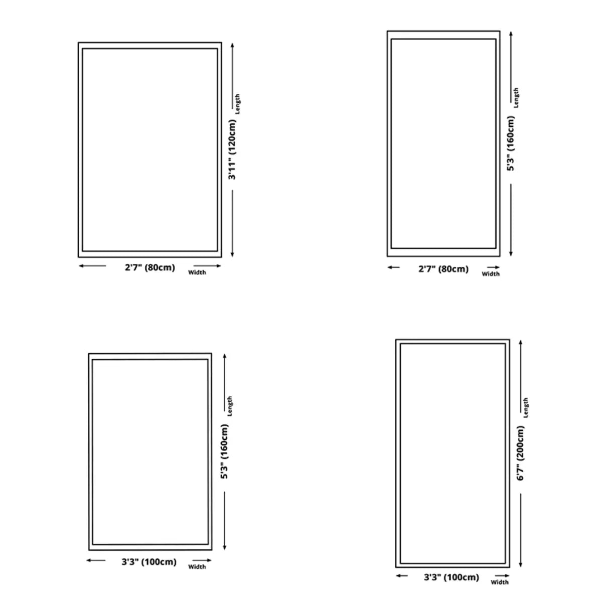 Boho-chic Rectangular Red Living Room Area Rug