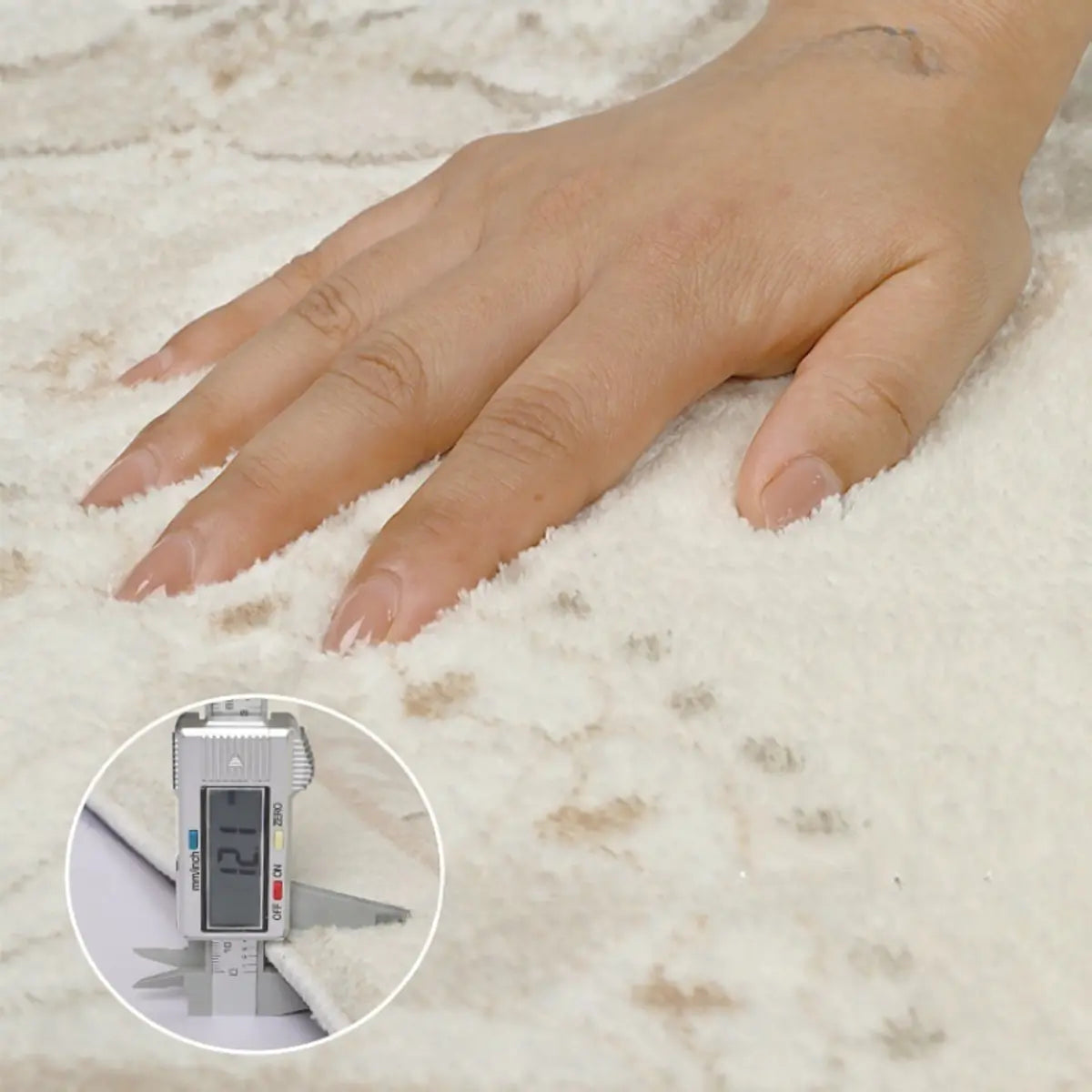 Boho Rectangular Cotton Gray Bedroom Area Rug Image - 7