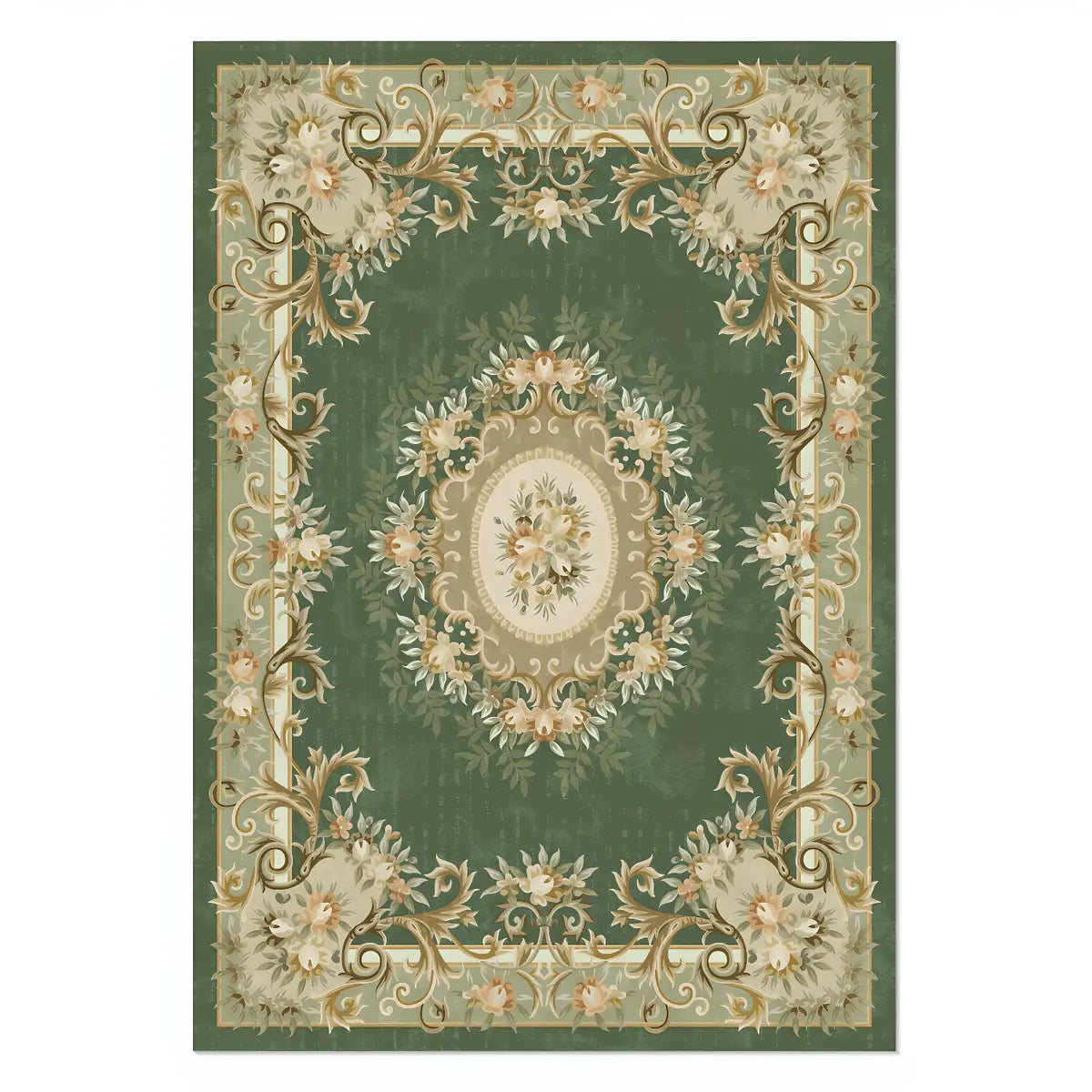 Boho Rectangular Polymer Geometric Aqua Area Rug Image - 14