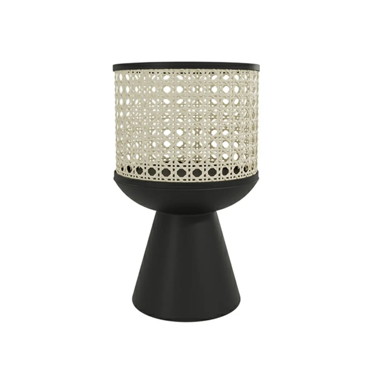 Boho Round Metal Pedestal Black 1 Tier Plant Stand Image - 6