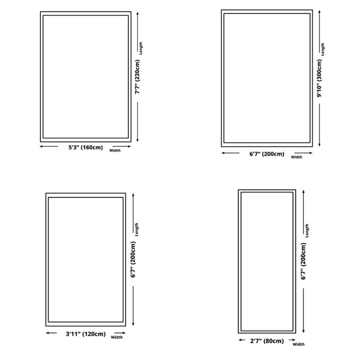 Brown Checkered Wool-Look Beige Rectangular Area Rug Image - 9