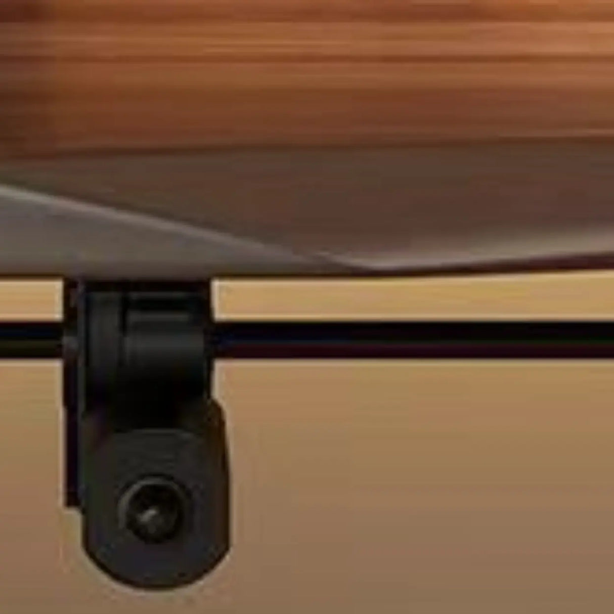 Brown Free From Wooden Height Adjustable Computer Desk Image - 4