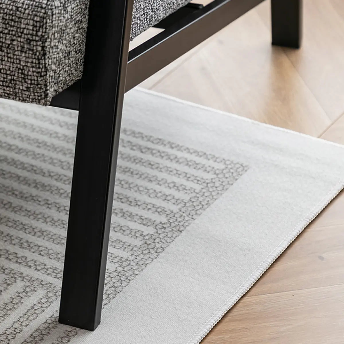 Brown Leather Pillow Back Metal Four Legs Arm Chair Image - 14