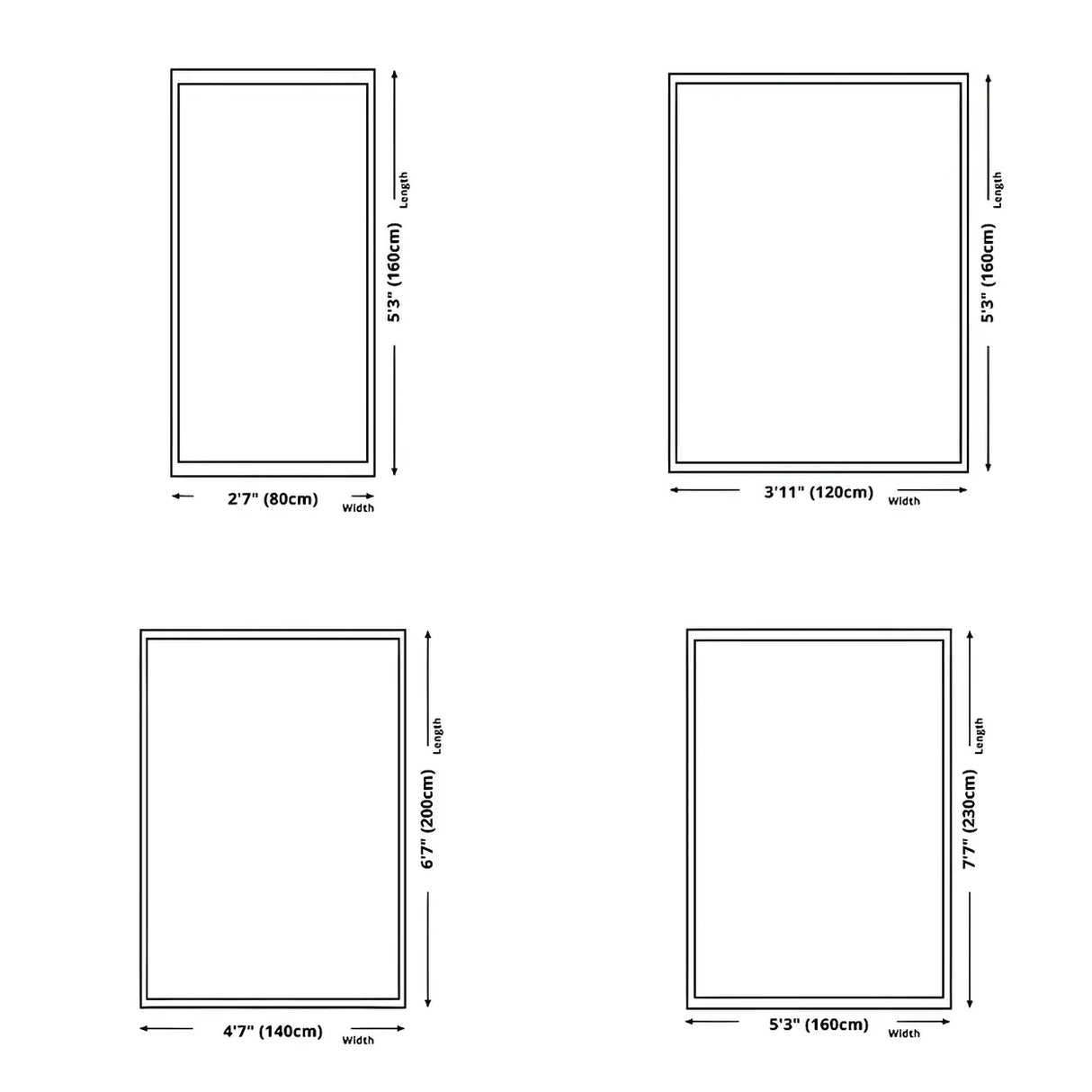 Brown Modern Checkered Polyester Non-Slip Area Rug