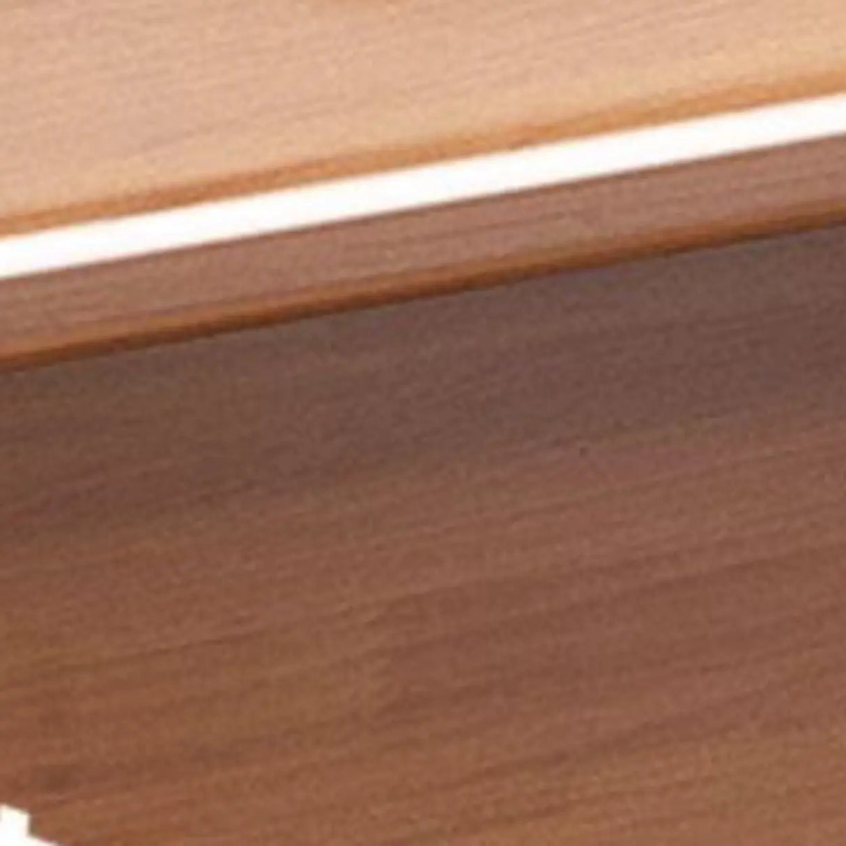 Brown Natural Wooden Desk with Hutch and Storage Image - 8