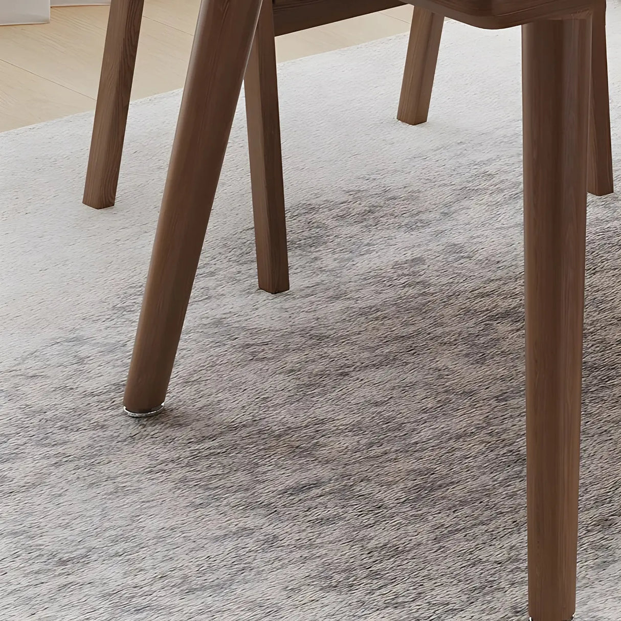 Brown Pine Wood Rectangle Multi-Person Writing Desk Image - 8