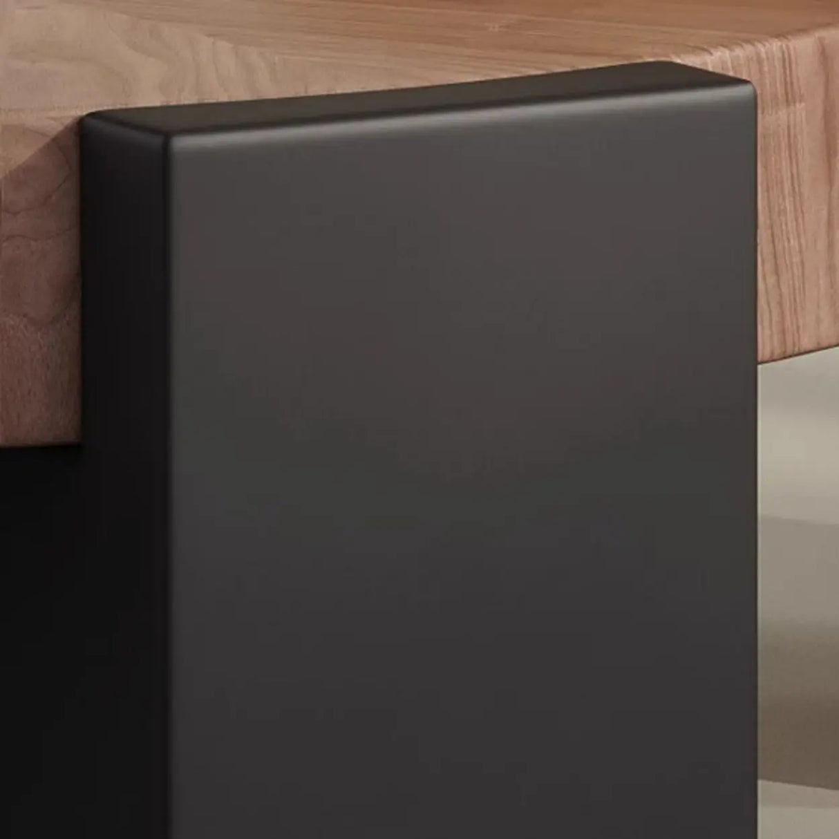 Brown Round Wood Nesting Coffee Tables with Three Leg Image - 7