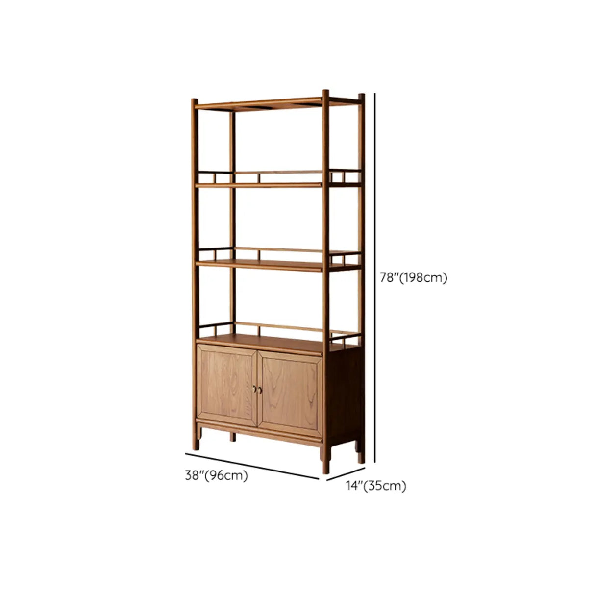 Brown Rustic Stand Natural Wood Display Bookshelf Image - 13