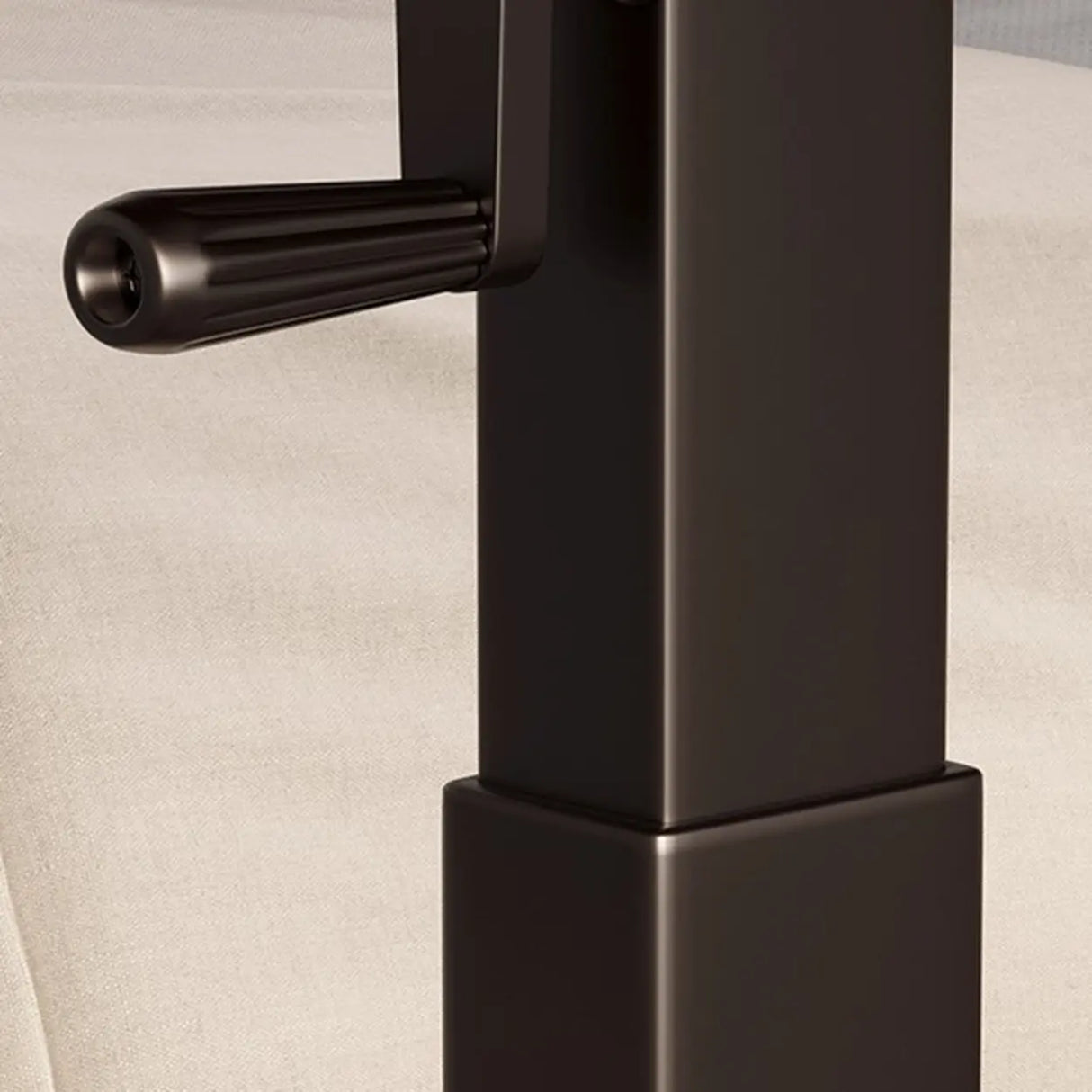 Brown Small Narrow Adjustable Wooden Single Desk Image - 14