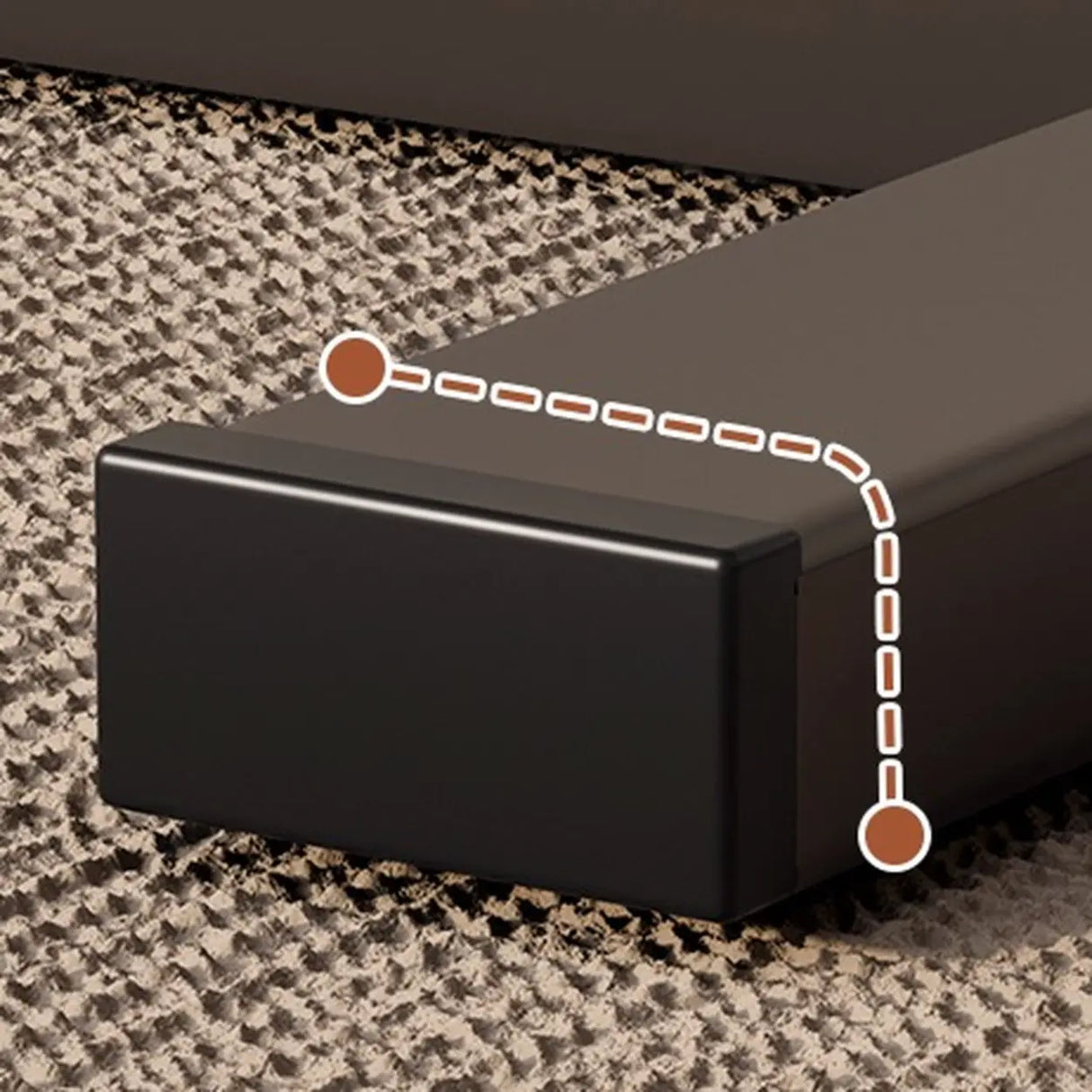 Brown Small Narrow Adjustable Wooden Single Desk Image - 15