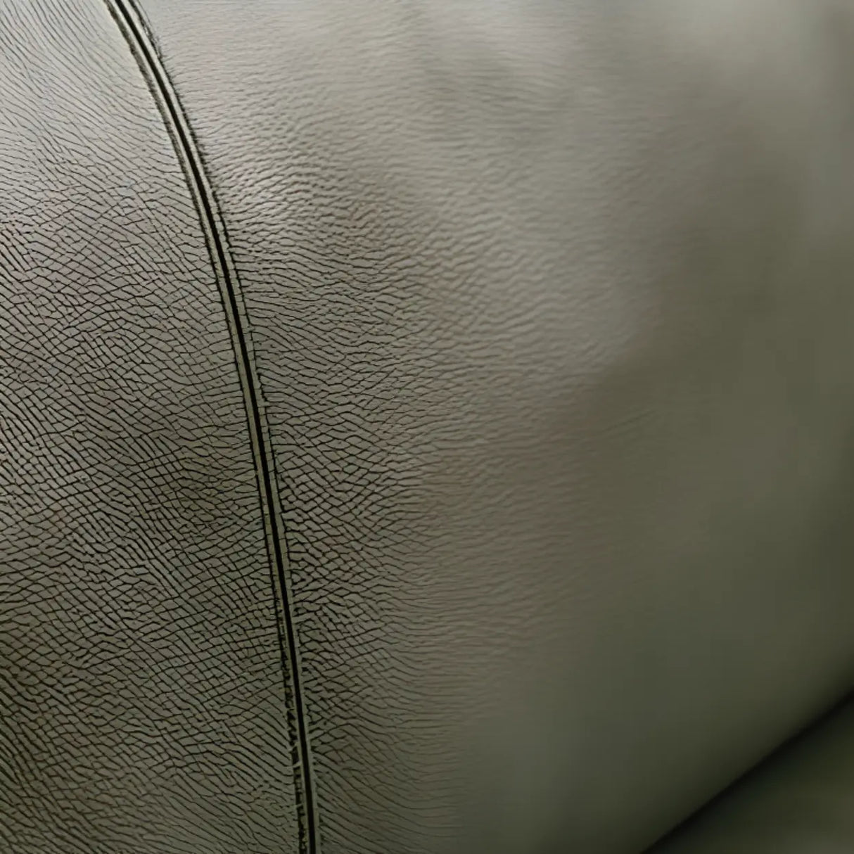 Brown Tear Resistant Full Grain Cow Leather Sofa Image - 12