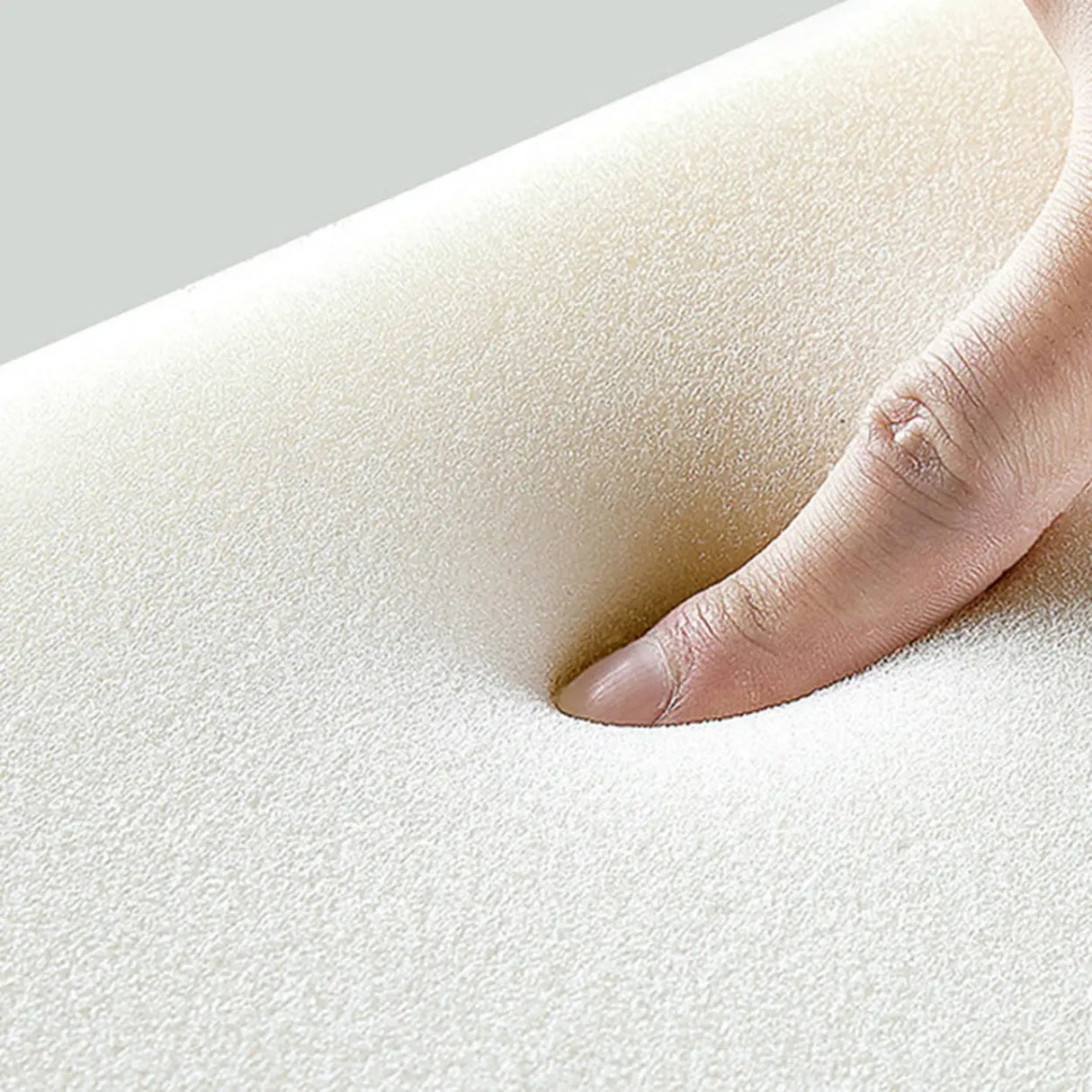 Brown Waterproof Wood Rocking Chair with Track Arms Image - 10