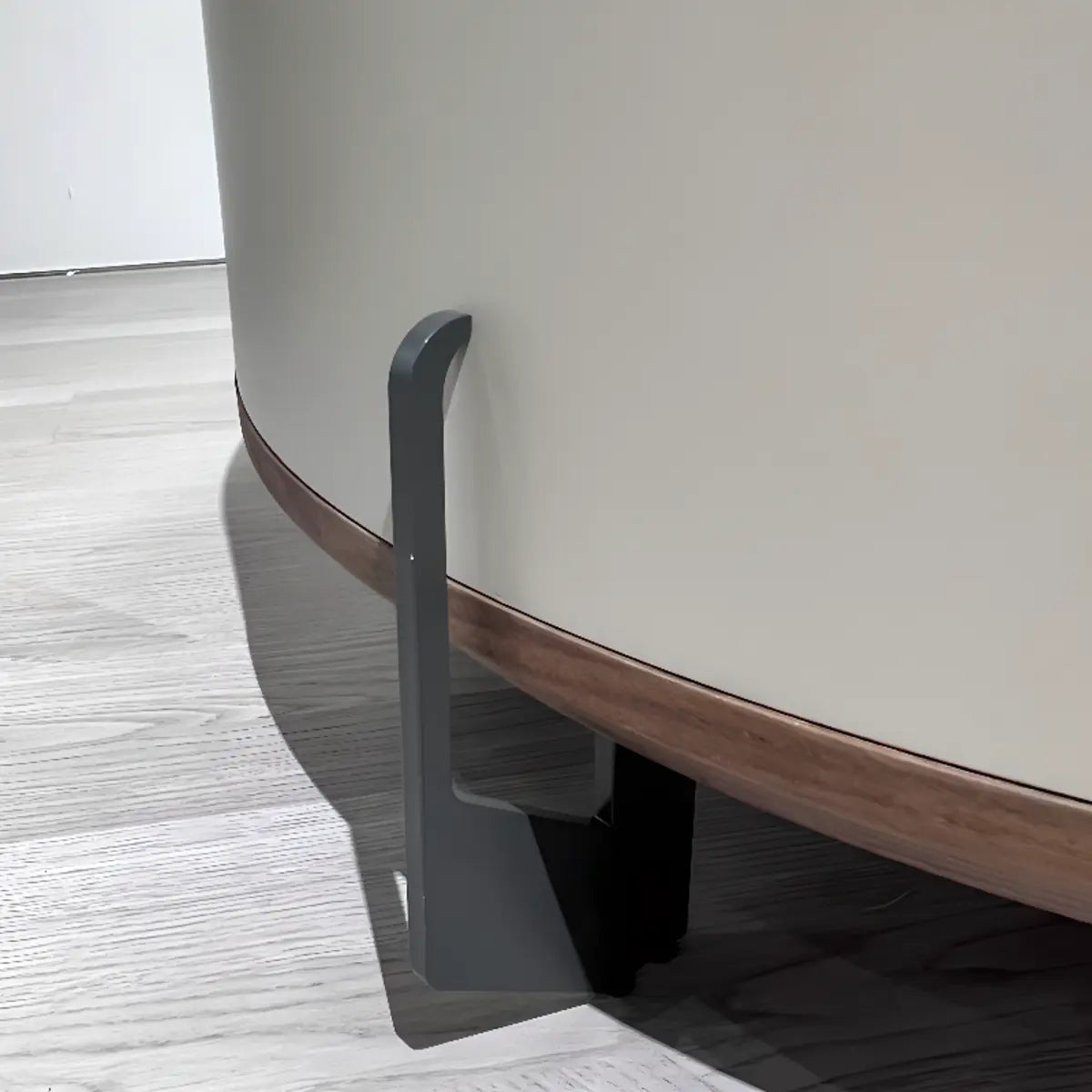 Brown Wood Tray Top Lift Top Coffee Table with Cabinet Image - 7