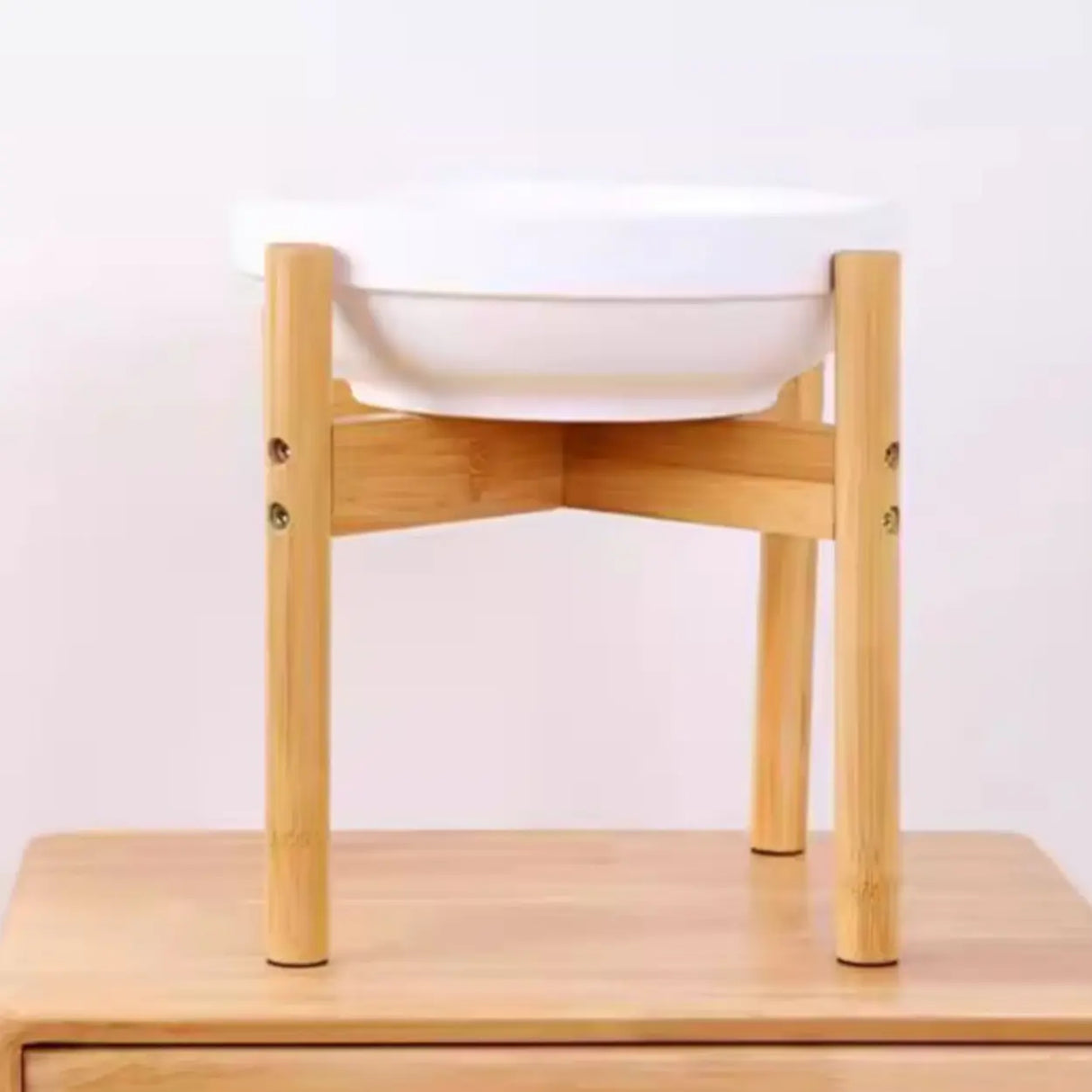 Brown Wooden Waterproof H Shape Small Plant Stands Image - 13