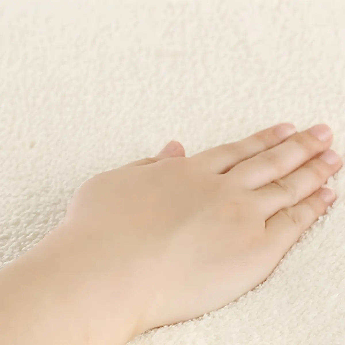 Casual Abstract Long Strip Sherpa Non-slip Area Rug Image - 6