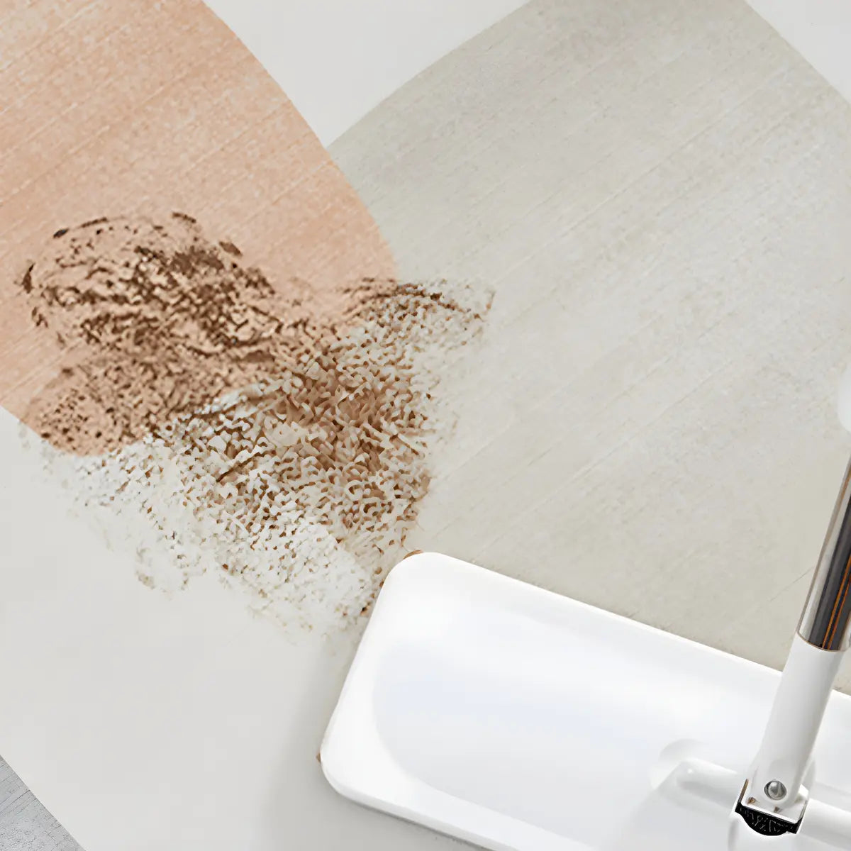 Casual Abstract Wave Polyester Apricot Area Rug Image - 16