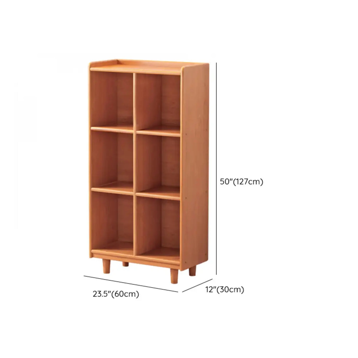Casual Adjustable Shelves Wooden Closed Back Bookcase Image - 17
