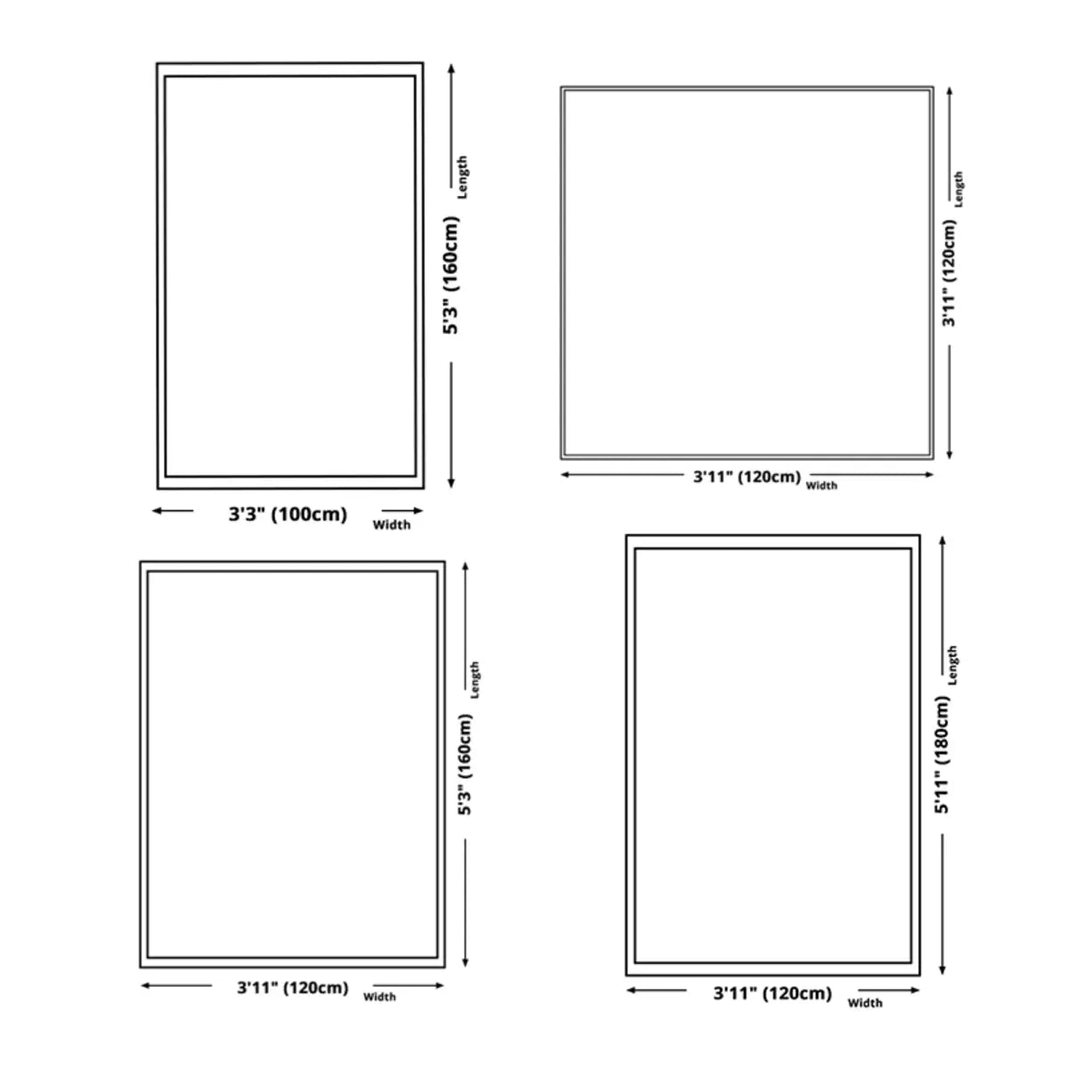 Casual Rectangle Polyester Apricot Anti-Slip Area Rug Image - 13