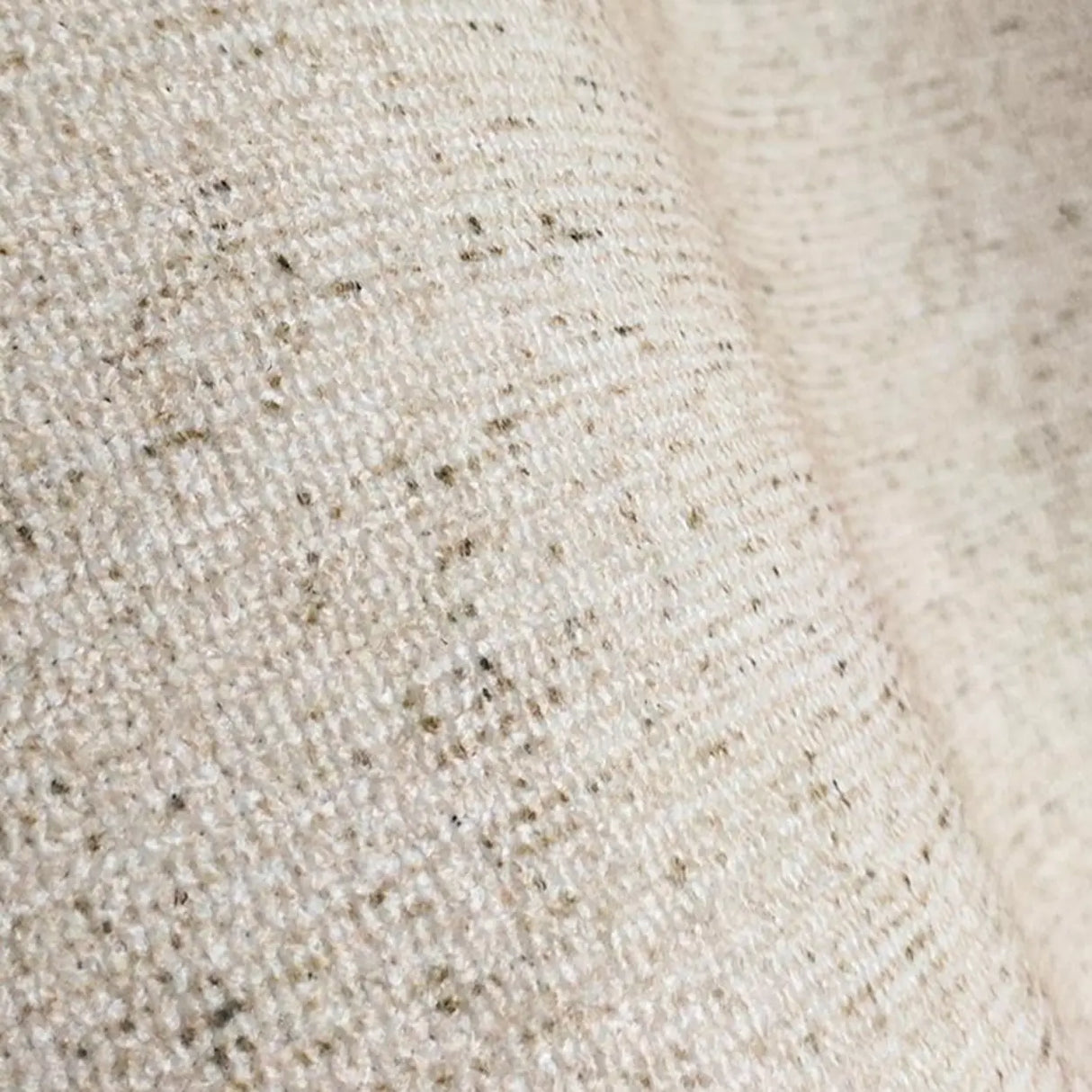 Casual Round Synthetic Beige Anti-Slip Area Rug Image - 8