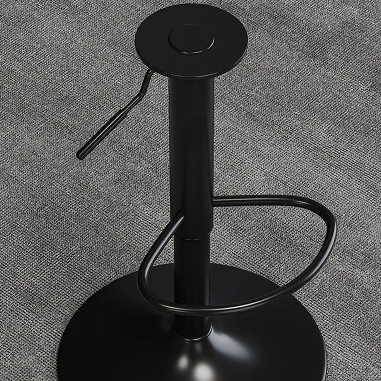 Casual Saddle Orange Leather Swivel Bar Stools with Back Image - 15