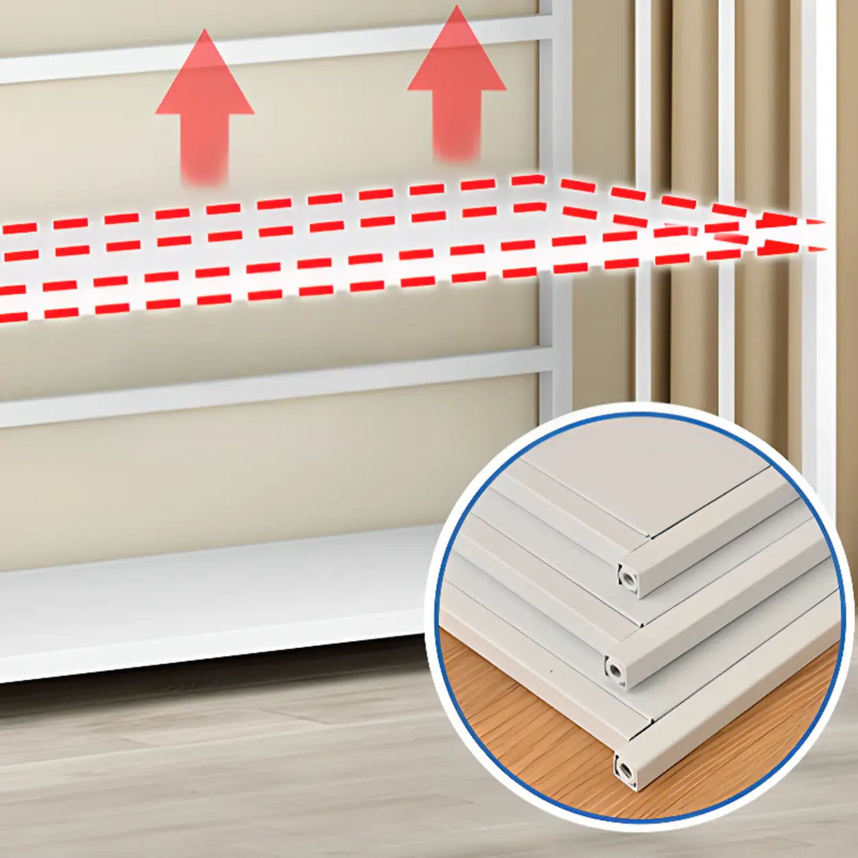 Casual Vertical Open Back Alloy Organizer Bookshelf Image - 16