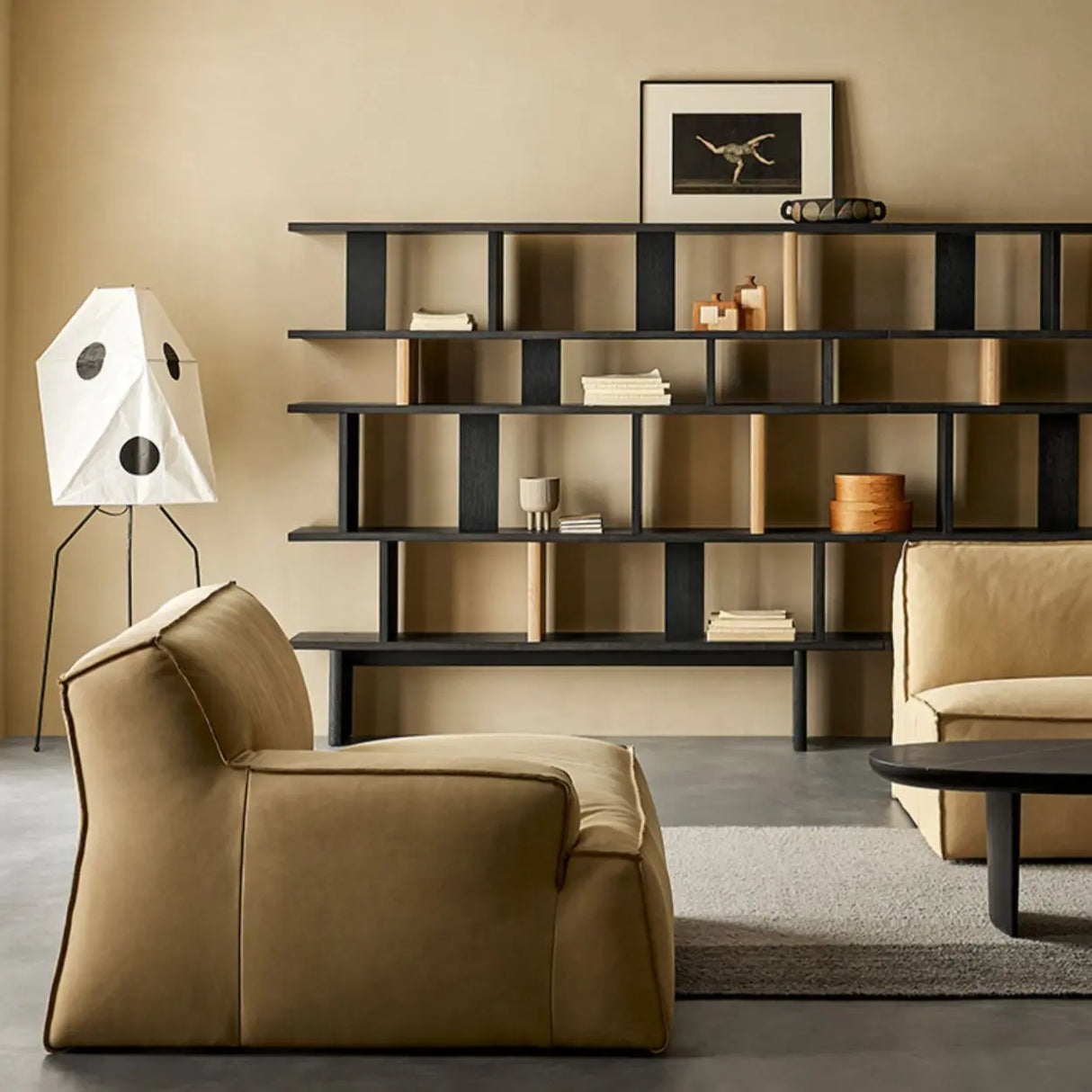 Chic Casual Vertical Open Back Display Wide Bookcase Image - 8