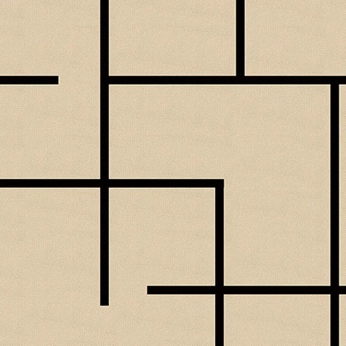 Chic Minimalist Anti-slip Rectangle Striped Area Rug Image - 11