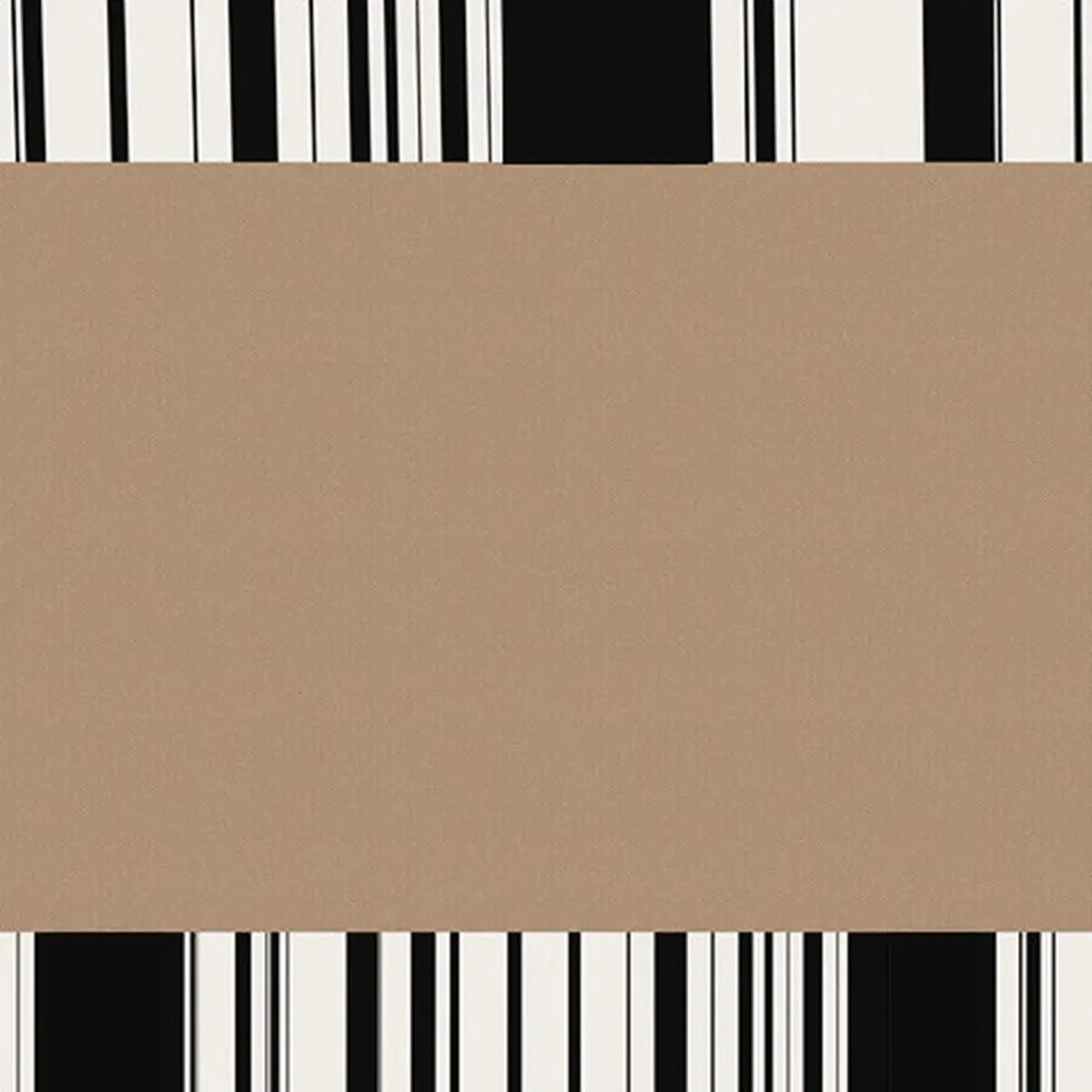 Chic Minimalist Anti-slip Rectangle Striped Area Rug Image - 2