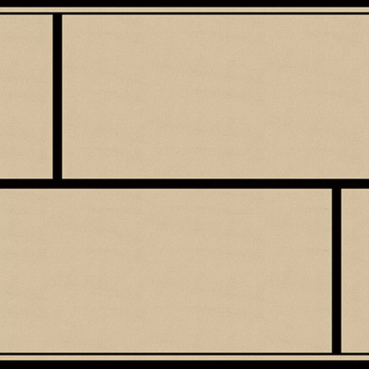 Chic Minimalist Anti-slip Rectangle Striped Area Rug Image - 9